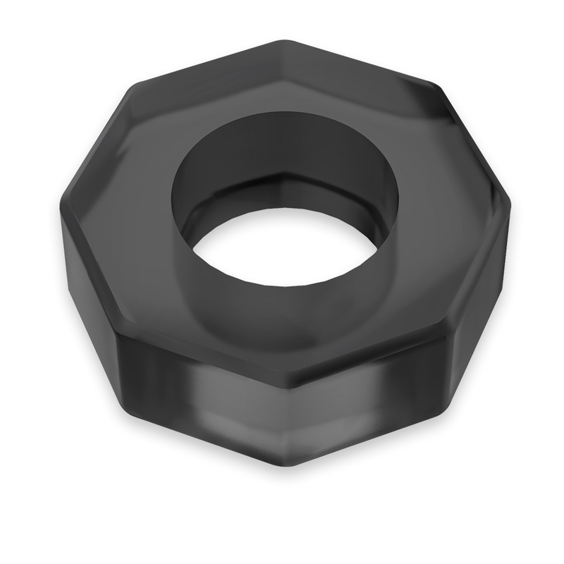 POWERING - SUPER FLEXIBLE Y RESISTENTE ANILLO PENE  5CM PR10 NEGRO
